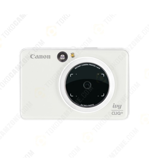 Canon IVY CLIQ+ Instant Camera Printer (Pearl White) 